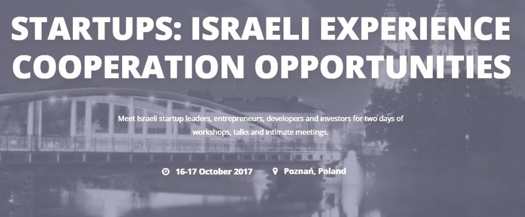 Start Ups – Israeli Experience Cooperation Opportunities Conference Pola